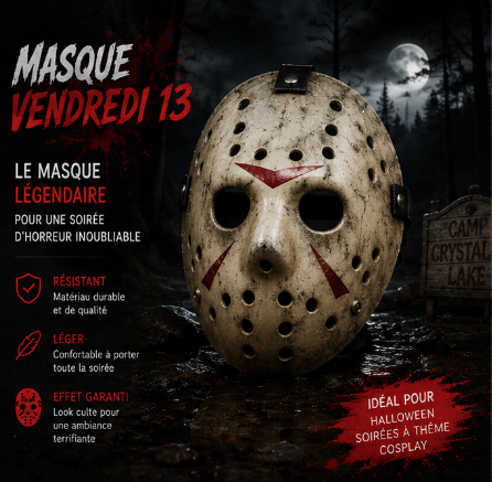 Mask Horreur Jason  🔪